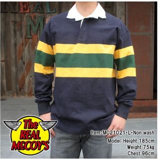 THE REAL McCOY'S - 【新品❗】ザ リアルマッコイズ ラグビーシャツ