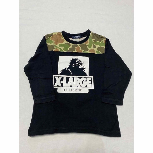 XLARGE(エクストララージ)のXLARGE KIDSロンTとジョガーパンツ　2枚セット　サイズ120 キッズ/ベビー/マタニティのキッズ服男の子用(90cm~)(Tシャツ/カットソー)の商品写真