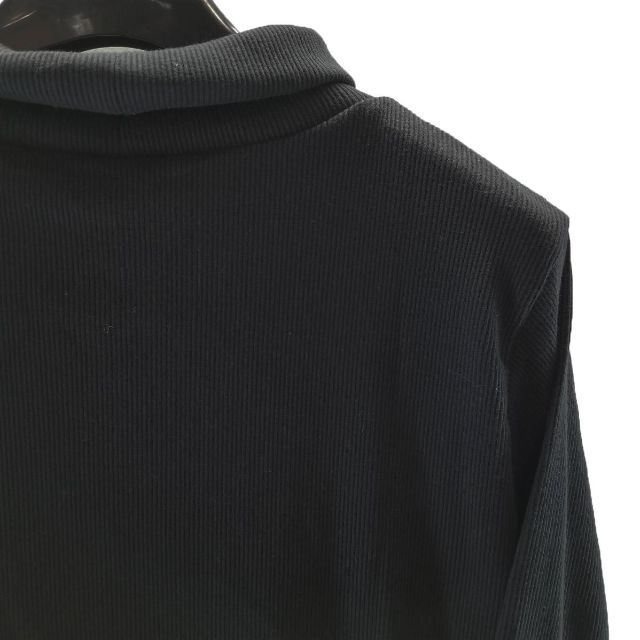 KFC0789■ 新品 ジャンパースカート 綿シャツセット ブラック レディースのワンピース(ひざ丈ワンピース)の商品写真