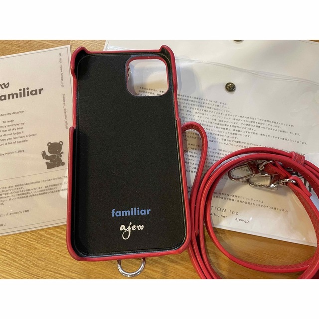 familiar - iPhone12/12Pro用 ajew/ファミリアコラボケースの通販 by