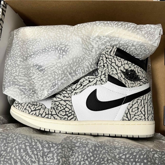 Jordan Brand（NIKE）(ジョーダン)のjordan 1 white cement 26.5 us8.5 セメント メンズの靴/シューズ(スニーカー)の商品写真