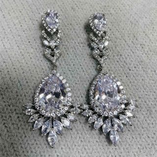 値下げ！Bridemeブライダル♡キュービックジルコニアピアス(ピアス)