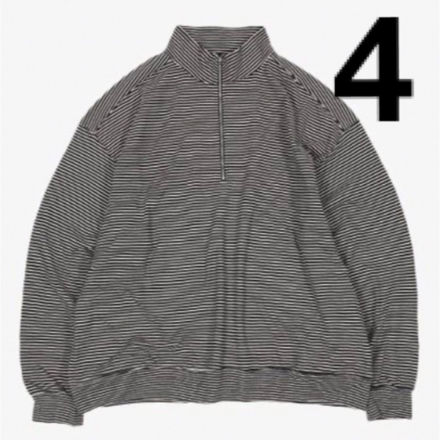 blurhms Cotton Napping Border Harf-zip 多様な www.gold-and-wood.com