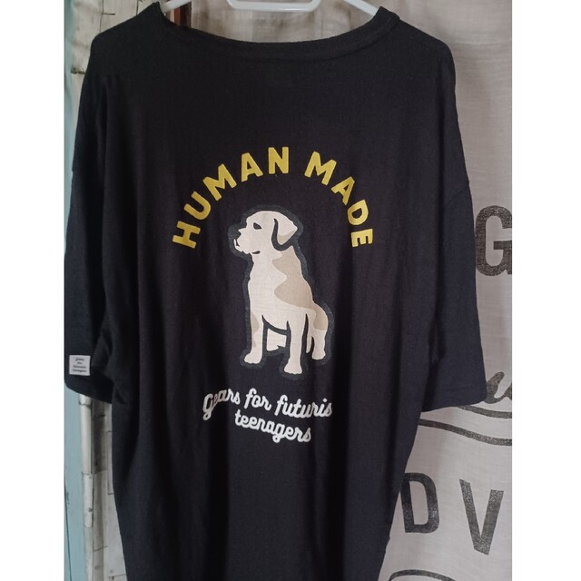 HUMAN MADE(ヒューマンメイド)のヒューマンメイド　dogT　2XL 美品 メンズのトップス(Tシャツ/カットソー(半袖/袖なし))の商品写真