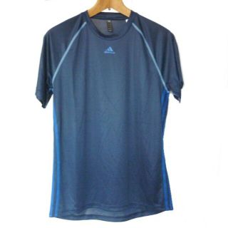 アディダス(adidas)の新品(メンズM)アディダス紺色クライマライトＴシャツ/トレーニング、ジョギング(Tシャツ/カットソー(半袖/袖なし))