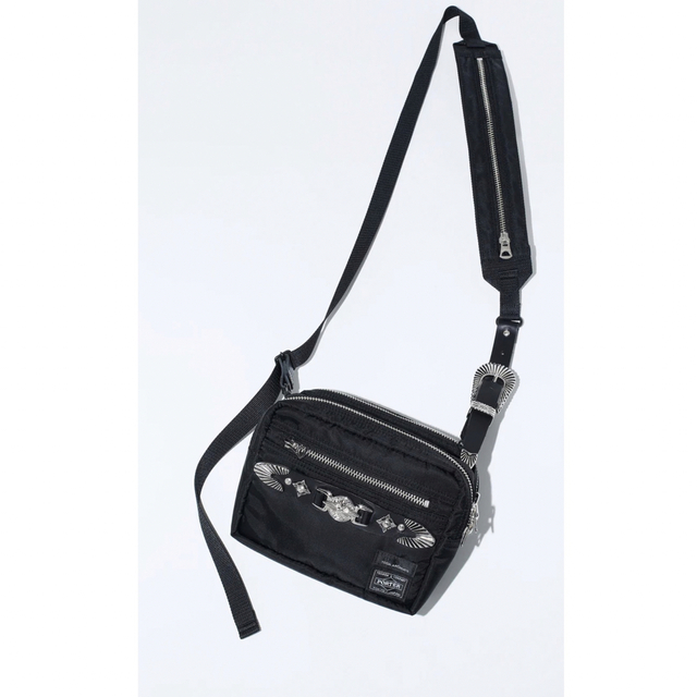 PORTER x TOGA Belt Bag "Black" トーガ ポーター10cm素材