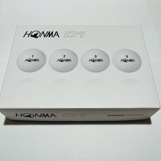 ホンマゴルフ(本間ゴルフ)の【未使用品】HONMA D1ゴルフボール　12球(その他)