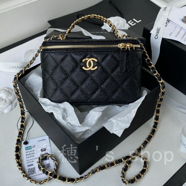 玄関先迄納品 CHANEL 人気のサイズ感 ケース ヴァニティー ハンドル