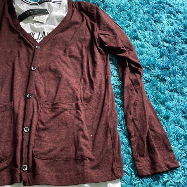 カーディガン＆半袖Tシャツ メンズのトップス(カーディガン)の商品写真