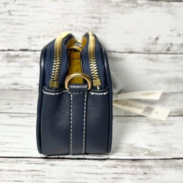 Tory Burch(トリーバーチ)の【新品】トリーバーチ　Tモノグラム　ショルダーバック　青 レディースのバッグ(ショルダーバッグ)の商品写真