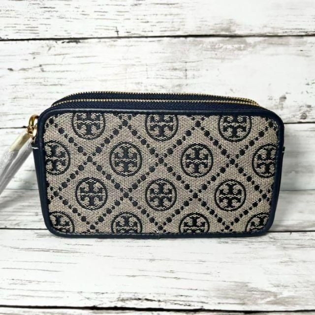 Tory Burch(トリーバーチ)の【新品】トリーバーチ　Tモノグラム　ショルダーバック　青 レディースのバッグ(ショルダーバッグ)の商品写真