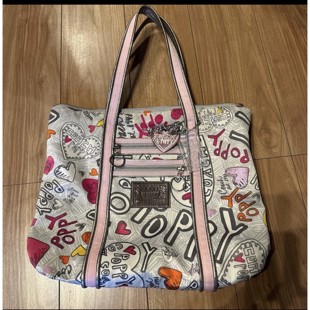 COACH - コーチポピーcoach poppy トートバッグの通販 by ふみ COACH - コーチポピーcoach poppy トートバッグの通販 by ふみ
