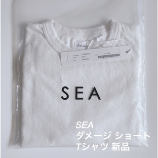 シー(SEA)の新品　SEA VINTAGE “88” RIPPED ダメージ ショートTシャツ(Tシャツ/カットソー(半袖/袖なし))