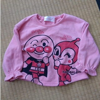 バンダイ(BANDAI)のアンパンマンガール　ピンク長袖　90(Tシャツ/カットソー)