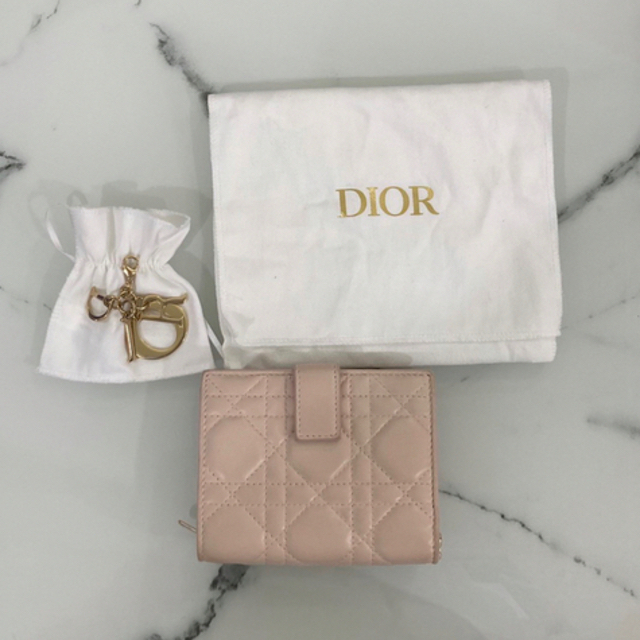DIOR ディオール コンパクトウォレット 折り財布 ピンク | www.jarussi