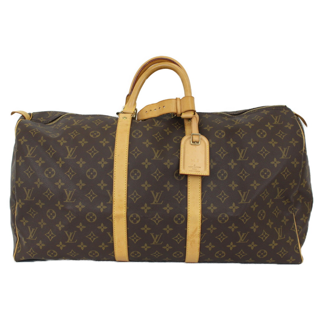 LOUIS VUITTON　ルイヴィトン　キーポル55　M41424　ボストンバッグ　トラベルバッグ　旅行カバン　モノグラム　ブラウン　メンズ　レディース　ユニセックス　ギフト　プレゼント包装可松前R56号店