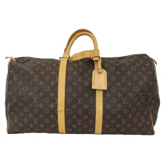 LOUIS VUITTON　ルイヴィトン　キーポル55　M41424　ボストンバッグ　トラベルバッグ　旅行カバン　モノグラム　ブラウン　メンズ　レディース　ユニセックス　ギフト　プレゼント包装可【中古】松前R56号店(ボストンバッグ)