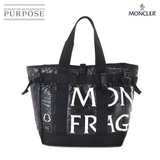 未使用 展示品 モンクレール MONCLER フラグメント ポーター トート バッグ ナイロン ポリエステル ブラック 藤原ヒロシ コラボ VLP 90185221