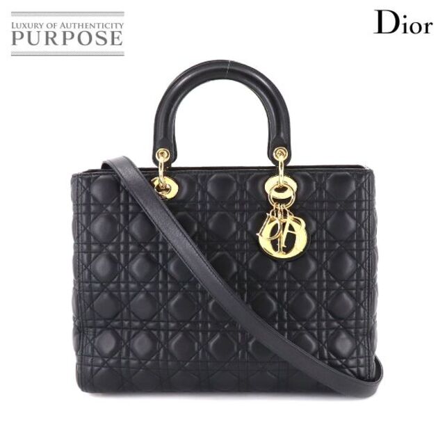 クリスチャン ディオール Christian Dior レディディオール ラージ 2way ハンド ショルダー バッグ VLP 90183883