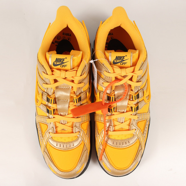 OFF-WHITE オフホワイト NIKE AIR RUBBER DUNK / OW (CU6015-700) 20AW ナイキ エア ラバー ダンク ユニバーシティゴールド ブラック サイズ:US10.5 28.5cm スニーカー コラボ 【メンズ】
