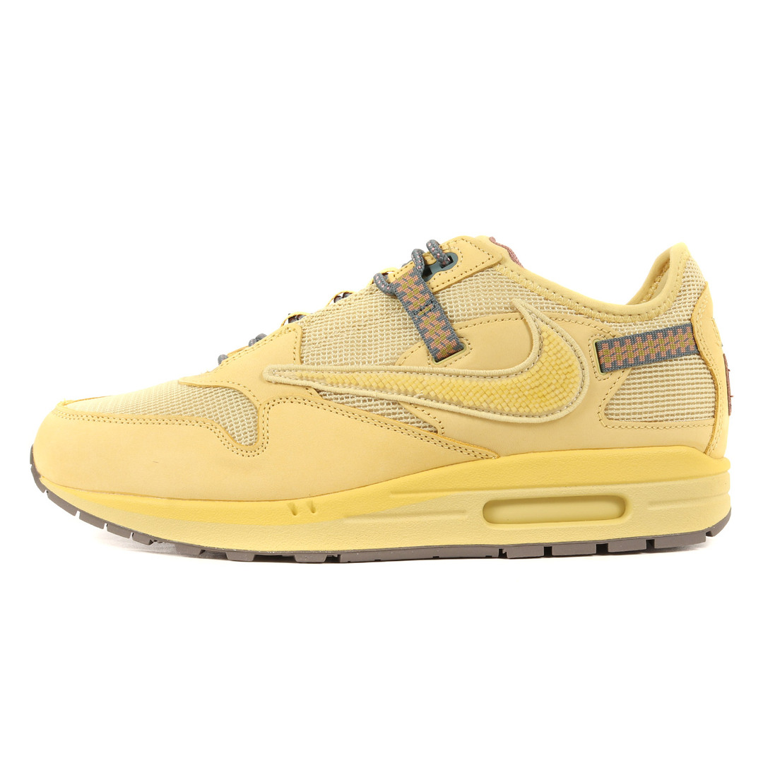 NIKE(ナイキ)のNIKE ナイキ TRAVIS SCOTT CACT.US CORP AIR MAX 1 / CJ (DO9392-700) 22SS トラビス・スコット カクタス コープ エアマックス サターンゴールド サイズ：US10.5 28.5cm スニーカー コラボ 【メンズ】 メンズの靴/シューズ(スニーカー)の商品写真