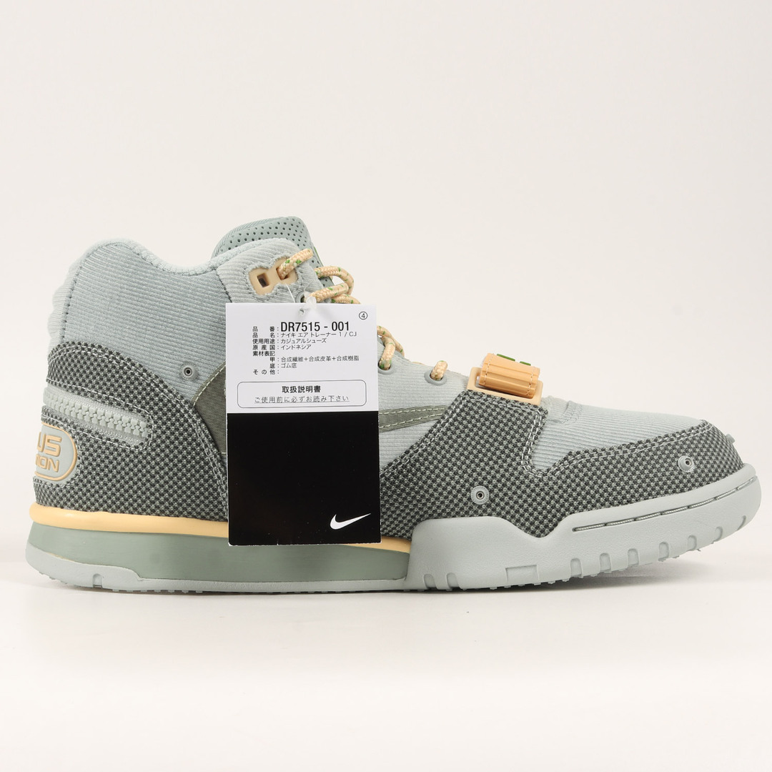 NIKE ナイキ TRAVIS SCOTT CACT.US CORP AIR TRAINER 1 / CJ (DR7515-001) 22AW  トラビス・スコット カクタス コープ エア トレーナー 1 グレーヘイズ オリーブ サイズ：US11 29.0cm スニーカー コラボ 【メンズ】