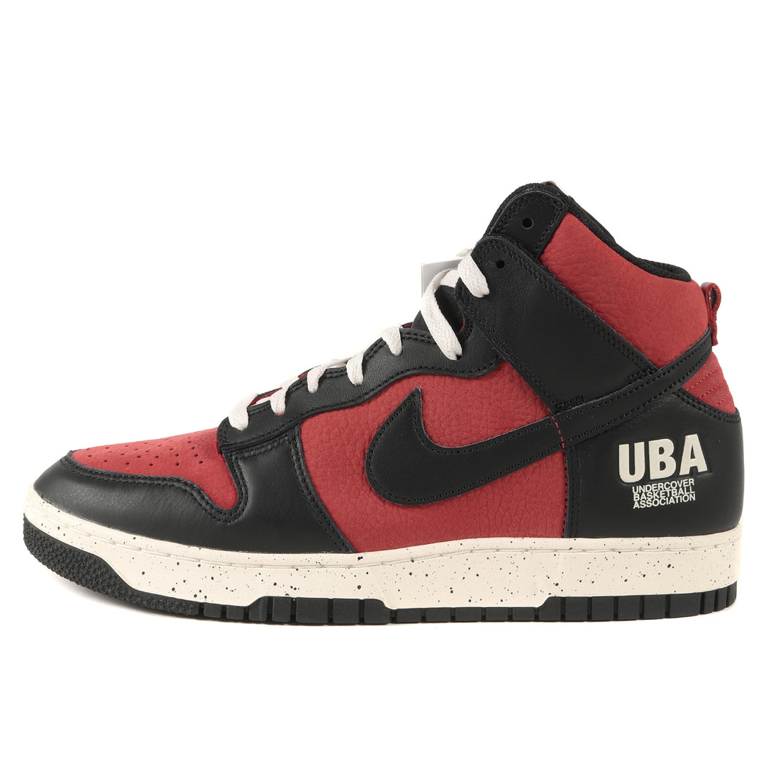 UNDERCOVER アンダーカバー NIKE DUNK HIGH 1985 / U (DD9401-600) 21AW ナイキ ダンク ハイ ジムレッド ブラック 赤黒 サイズ：US10.5 28.5cm スニーカー コラボ【メンズ】