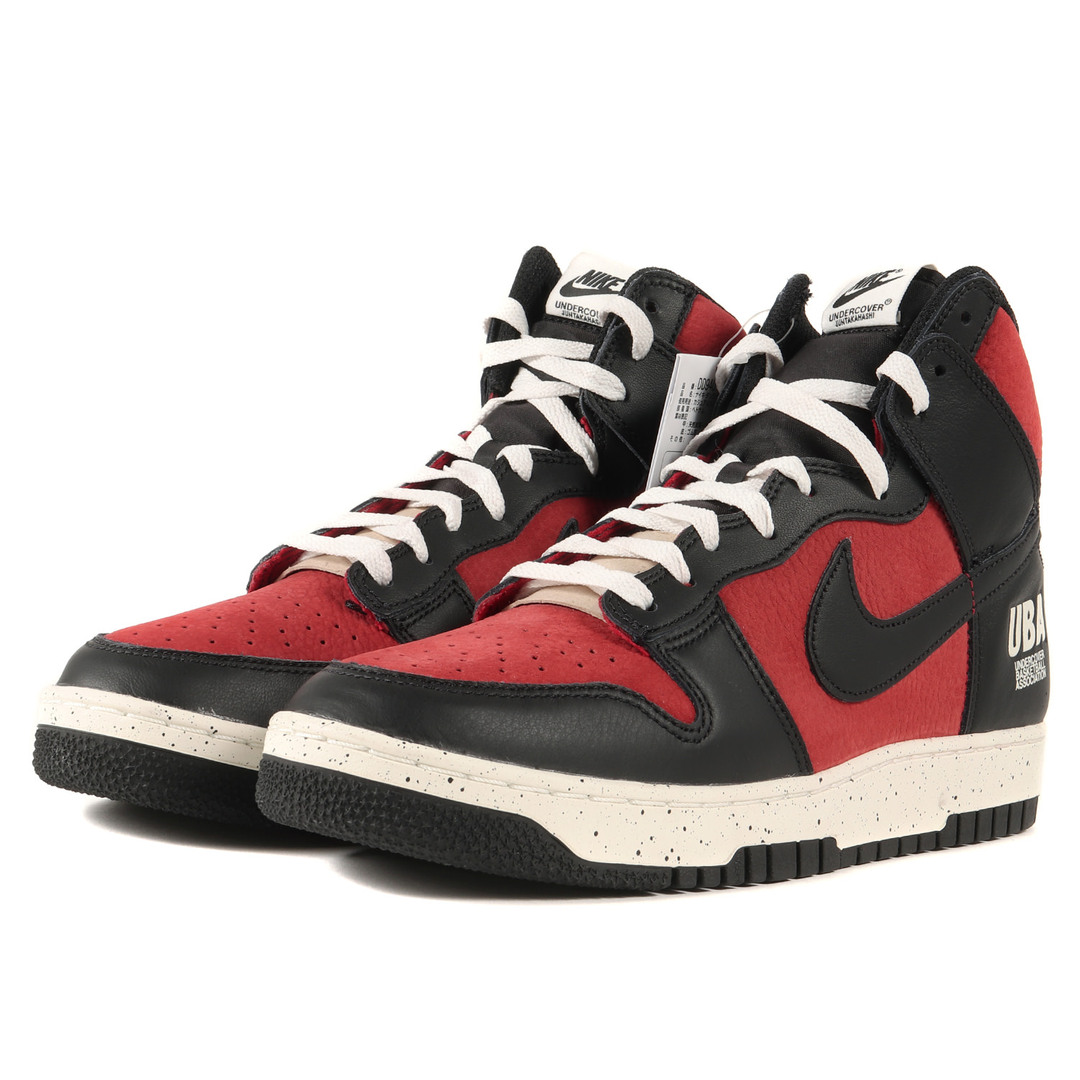 UNDERCOVER アンダーカバー NIKE DUNK HIGH 1985 / U (DD9401-600) 21AW ナイキ ダンク ハイ  ジムレッド ブラック 赤黒 サイズ：US10.5 28.5cm スニーカー コラボ【メンズ】