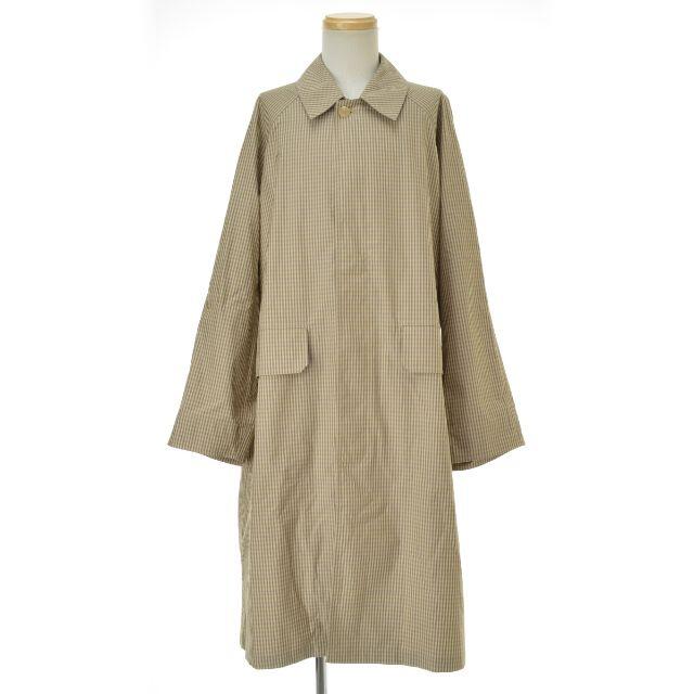 【AURALEE】FINX WEATHER CLOTH CHECK COAT