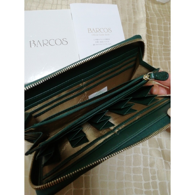 BARCOS(バルコス)の美品★クロコ型押しレザー長財布 メンズのファッション小物(長財布)の商品写真