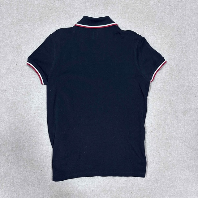 シルバー/レッド サンローラン L ポロシャツ 16SS 美品 SAINT LAURENT
