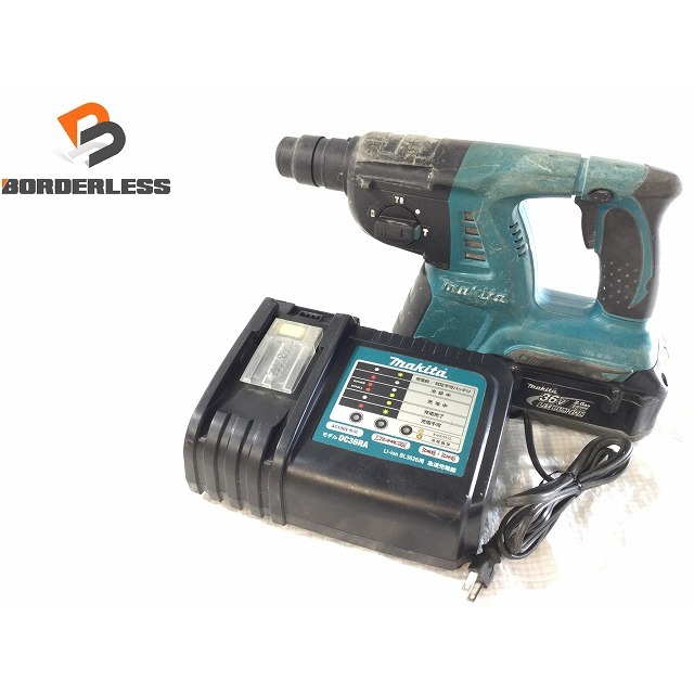 Makita - ☆中古品☆makita マキタ 36V 26mm 充電式ハンマドリル Makita - ☆中古品☆makita マキタ 36V 26mm 充電式ハンマドリル