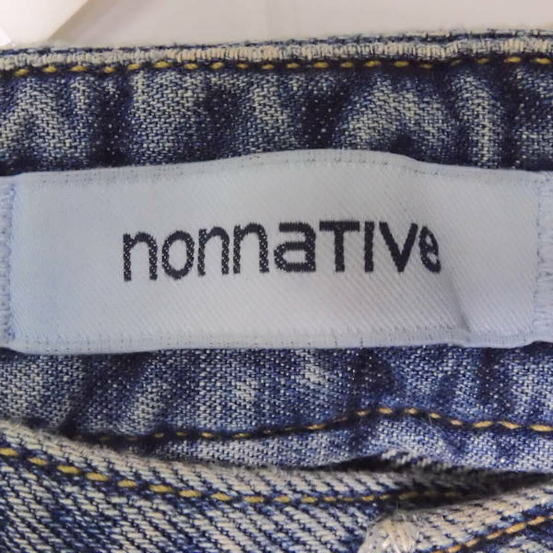 nonnative(ノンネイティブ)の nonnative ノンネイティブ NN-P2114 デニムパンツ 2 コットン100％ 赤耳 ファスナー メンズ AY3436A62  メンズのパンツ(ワークパンツ/カーゴパンツ)の商品写真