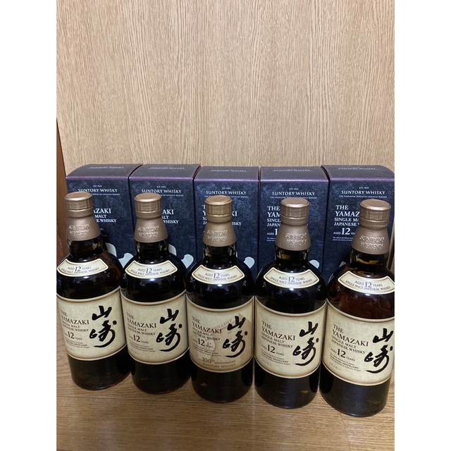 山崎12年 700ml 5本セット ウイスキー 山崎12年 700ml 5本セット ウイスキー