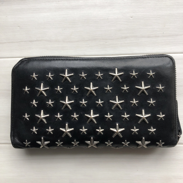 ファッション小物【付属品完備】JIMMY CHOO CARNABY        ブラックレザー