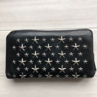 ジミーチュウ(JIMMY CHOO)の【付属品完備】JIMMY CHOO CARNABY        ブラックレザー(長財布)