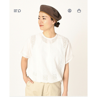 フォーティファイブアール(45R)の45r インドカディdeTシャツ　　今季　新品　　¥50600(シャツ/ブラウス(半袖/袖なし))