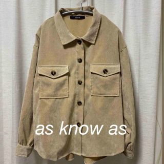 アズノウアズ(AS KNOW AS)の一点物、出品中様専用(シャツ/ブラウス(長袖/七分))