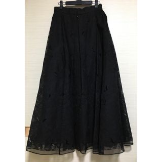 ADORE - 2021aw 未使用タグ付き ebureオーガンジーレーススカート
