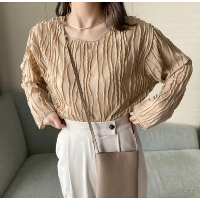 Flow spring blouse レディースのトップス(ニット/セーター)の商品写真