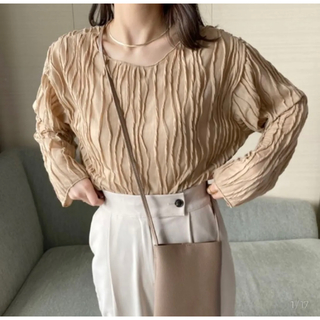 Flow spring blouse(ニット/セーター)