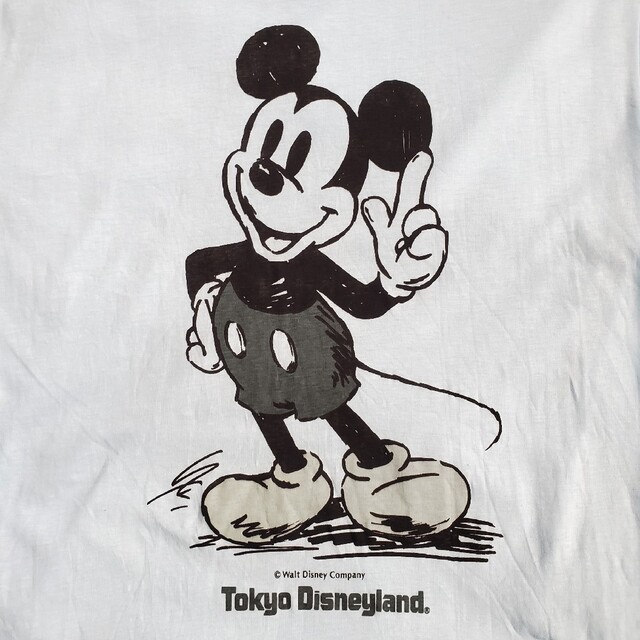 VINTAGE ミッキーマウス TokyoDisneyland 総柄Tシャツ M