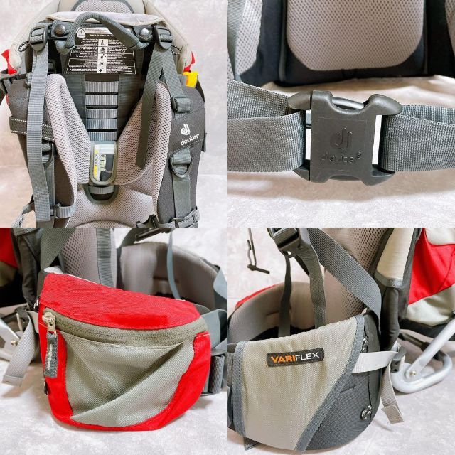 Deuter(ドイター)の美品　ドイター　ベビーキャリア　背負子　キッドコンフォートⅡ レインカバー付 スポーツ/アウトドアのアウトドア(登山用品)の商品写真