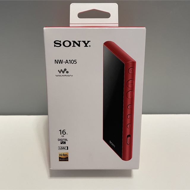 WALKMAN - SONY WALKMAN NW-A105 レッドの通販 by hiroω's shop ...