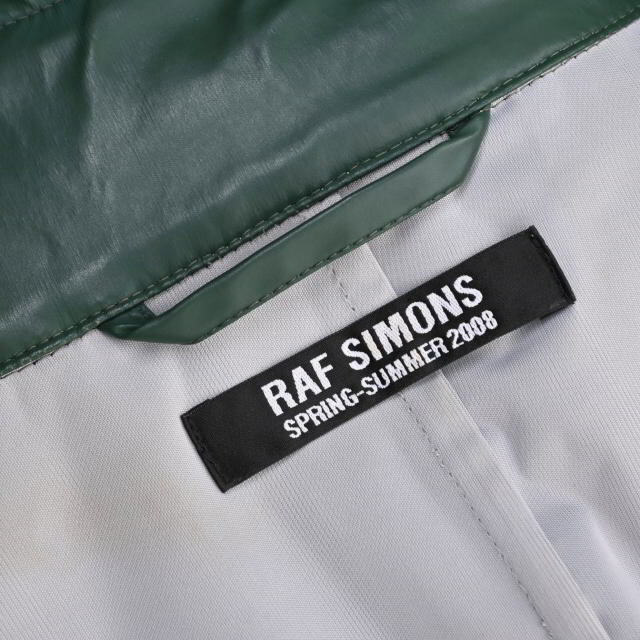 RAF SIMONS - RAF SIMONS 2008SS PVC カラーブロック ジャケット RAF SIMONS - RAF SIMONS 2008SS PVC カラーブロック ジャケット
