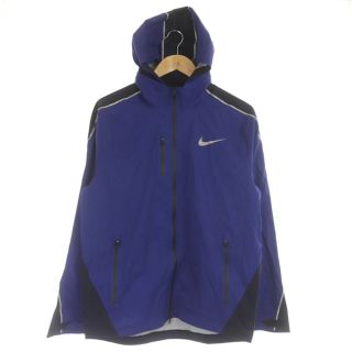 ナイキ(NIKE)のナイキ ハイパーシールドライトジャケット ナイロン ジップアップ パーカー L(ブルゾン)