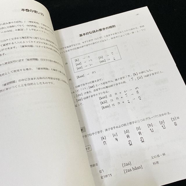 大規模セール タイ語教科書 タイ文字 読み書きの基礎 タイ限定販売 新品未使用