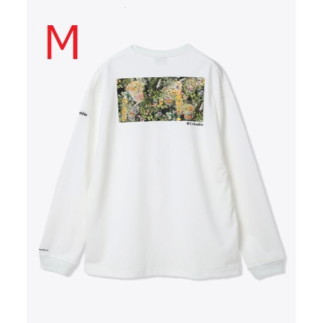 Columbia(コロンビア)のカップヌードル × Columbia ビーンロード ロンT 白 M メンズのトップス(Tシャツ/カットソー(七分/長袖))の商品写真