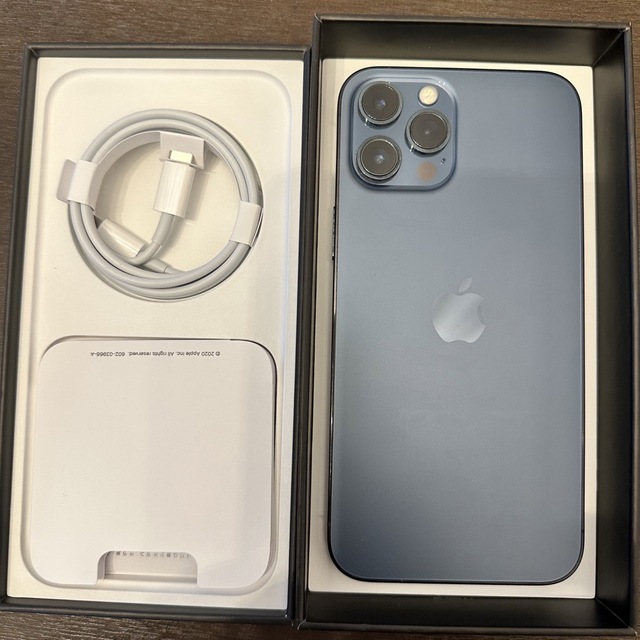 絶対一番安い iPhone - iPhone 12 Pro Maxパシフィックブルー 128 GB