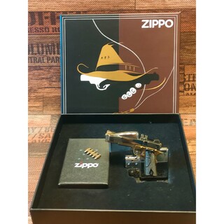 【新品未使用】銃型ZIPPO ライター 新品 立体感を備えた ZIPPO
